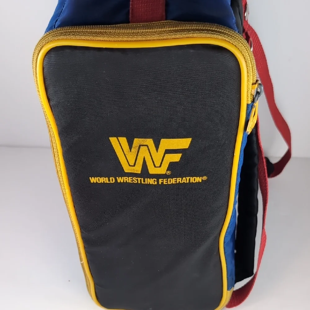 Vintage WWF Superstars Wrestling Bookbag Backpack 1991!!!!